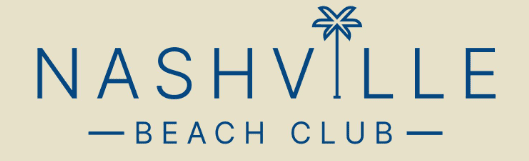 A logo of the ashville beach club.